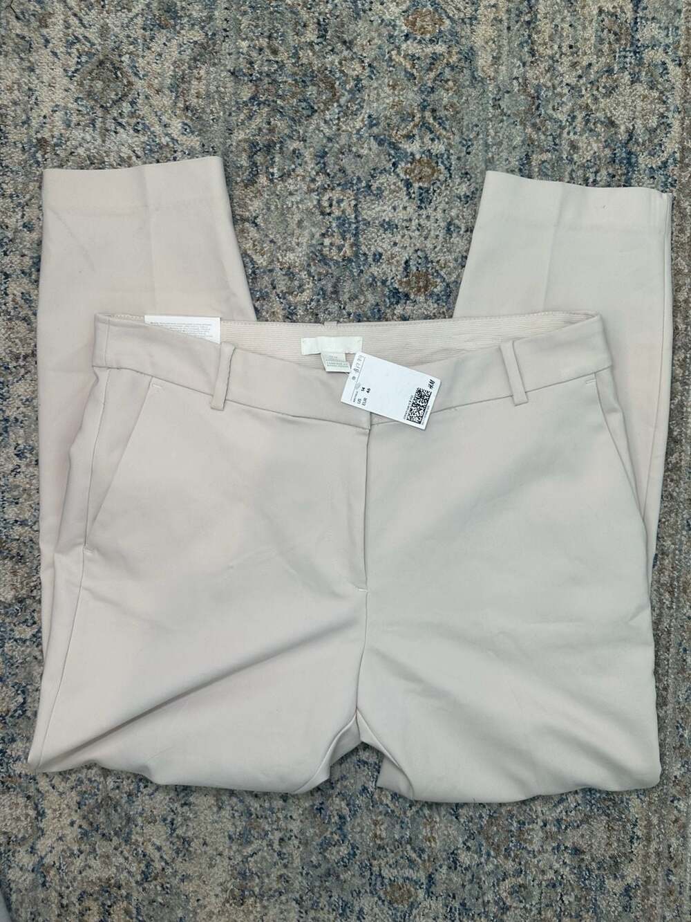 H&M Women's Beige Dress Pants Size 14